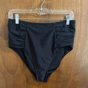 Old Navy Black High-Waisted Bikini Bottoms
